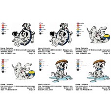 Package 3 Dalmatians 10 Embroidery Designs